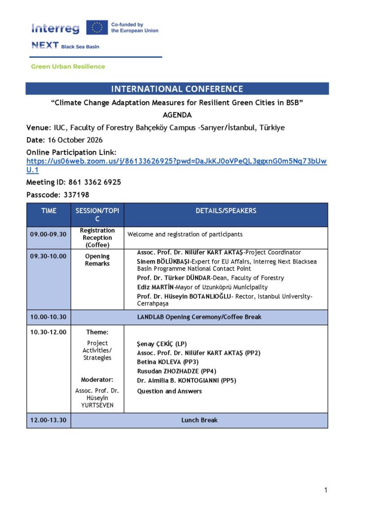 International Conference on “Climate Change Adaptation Measures for Resilient Green Cities in BSB” to Be Held at Istanbul University-Cerrahpaşa Faculty of Forestry on 16 October 2026 bsb0006 conference agenda 09102026 sayfa 1.jpg